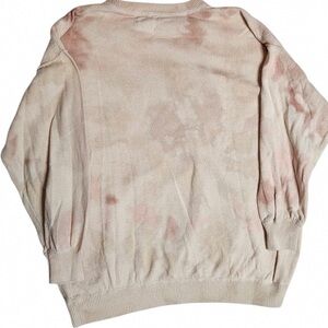 Elegant Women's Blush and Cream Sweater